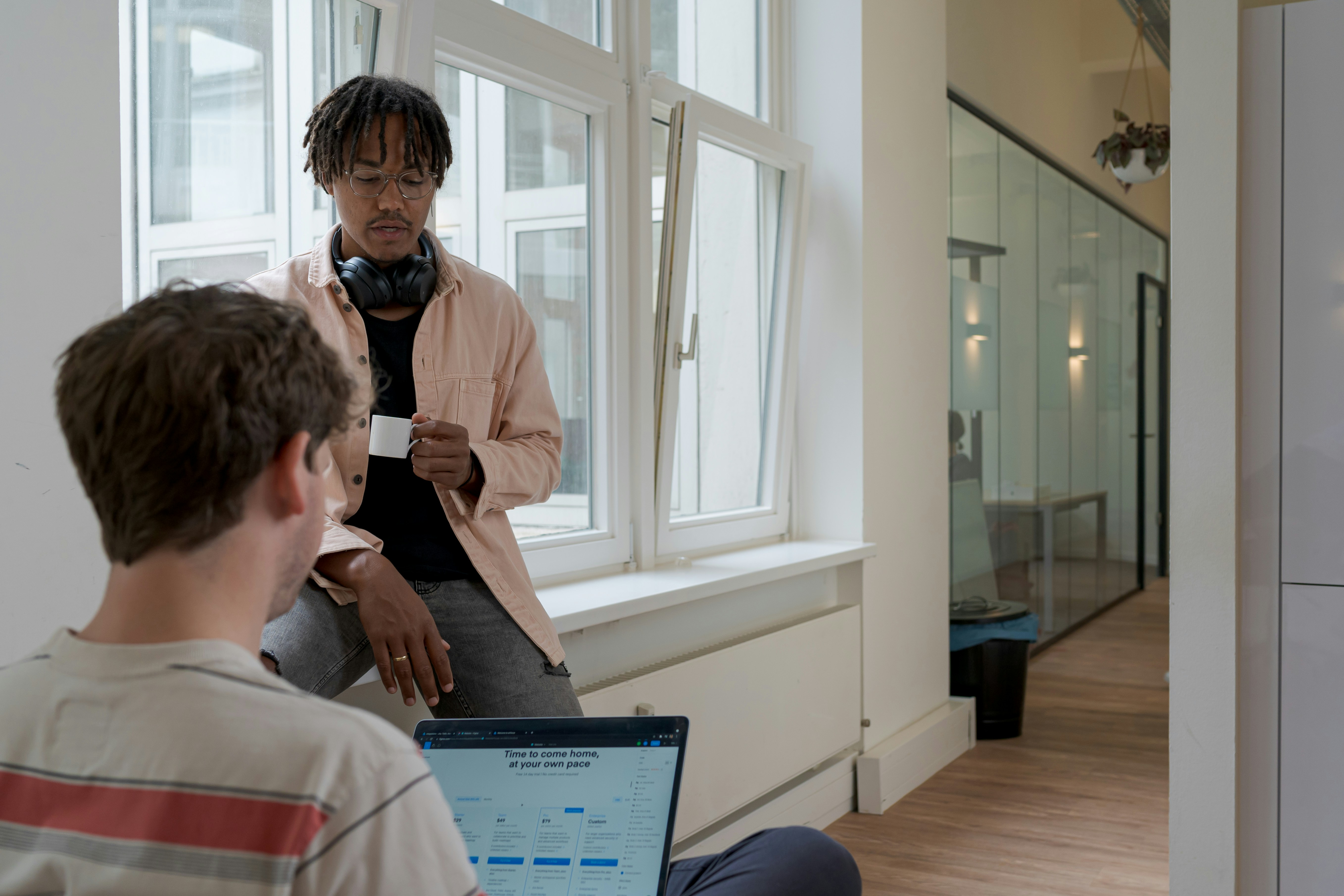 One-on-one mentorship session